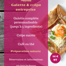 Formule midi en entreprise- Rennes & alentours